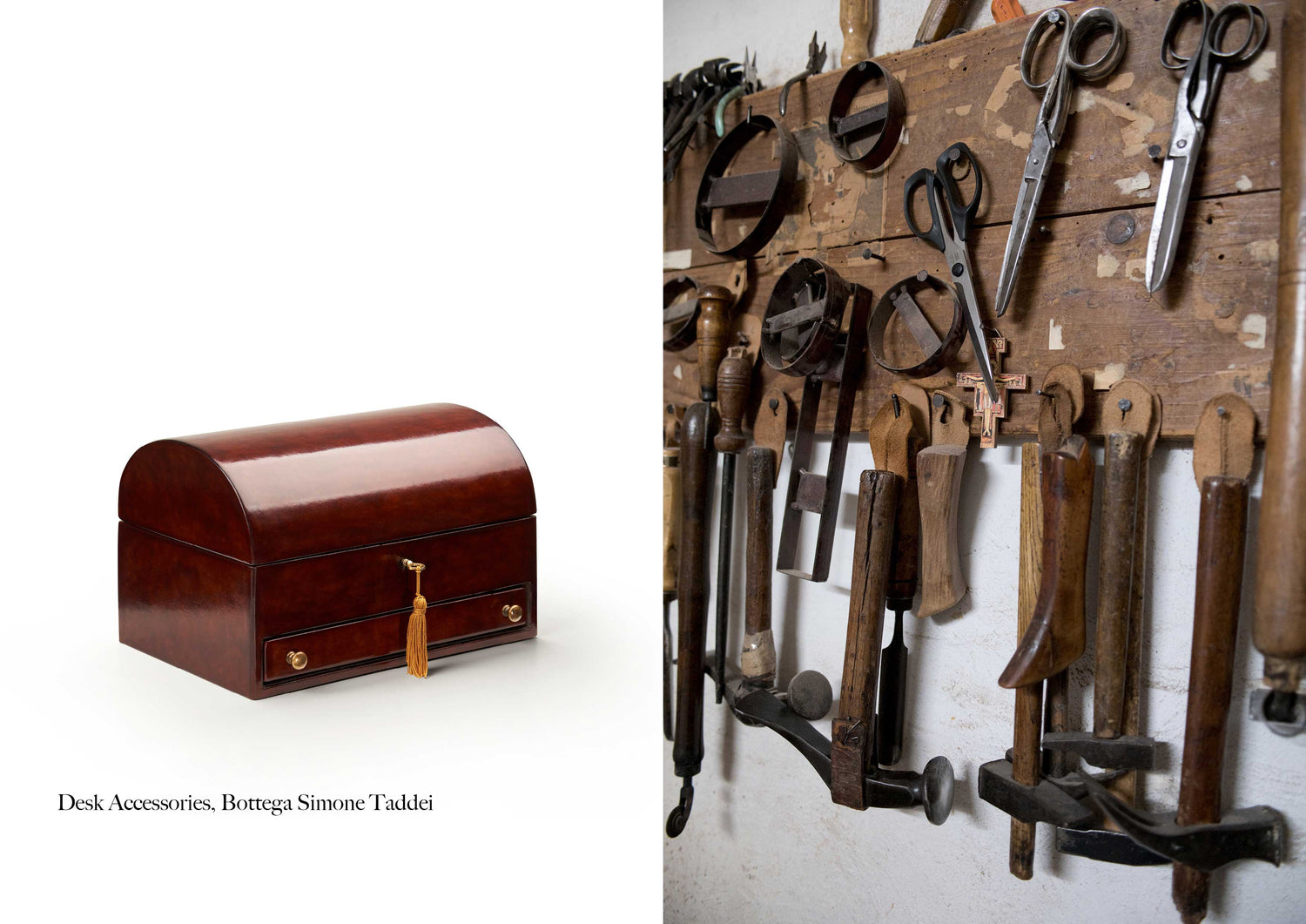 Desk accessories Bottega Simone Taddei Florence Italian Artisans