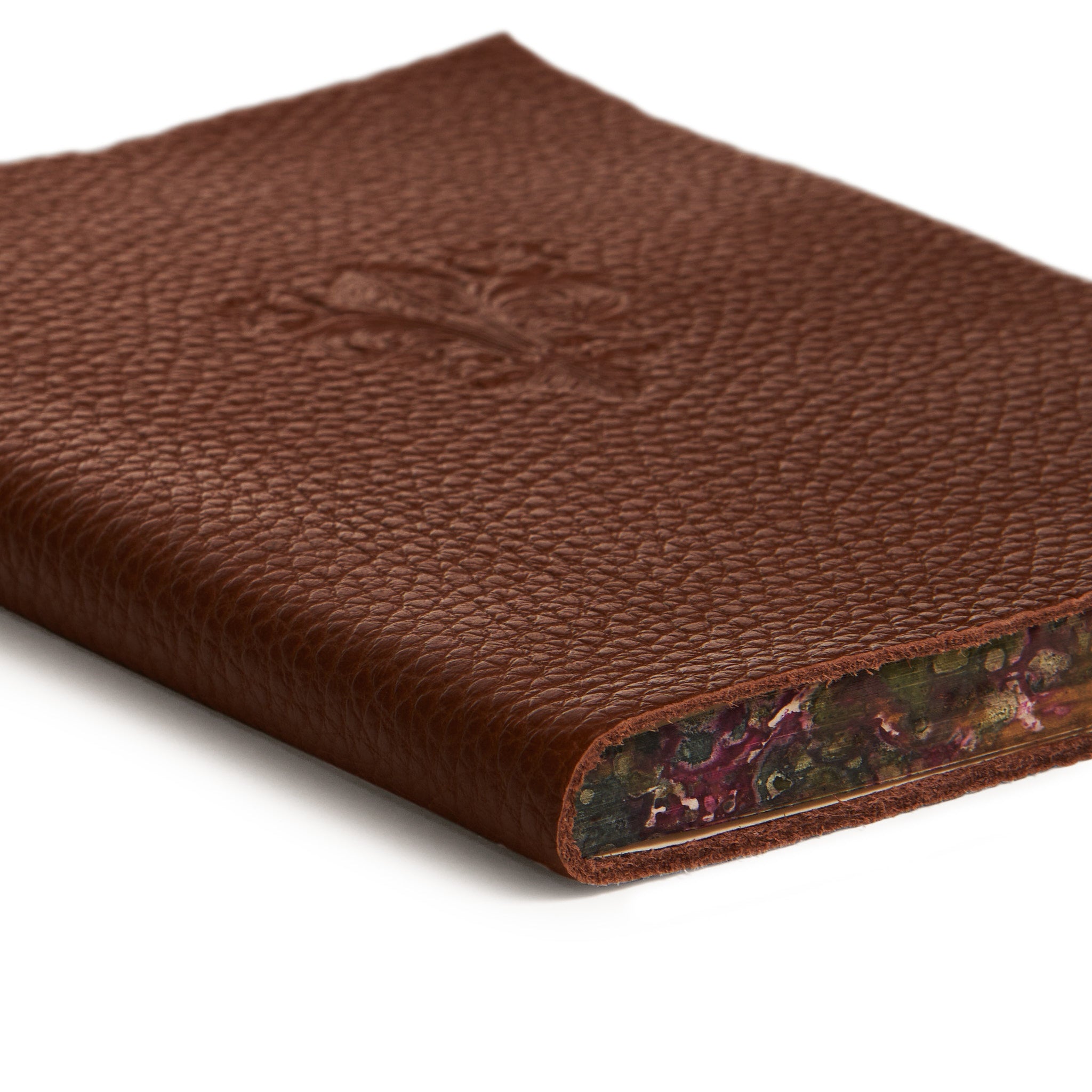 Giannini_Artisan_Paper_Product_notebook_Brown-embossed Iris