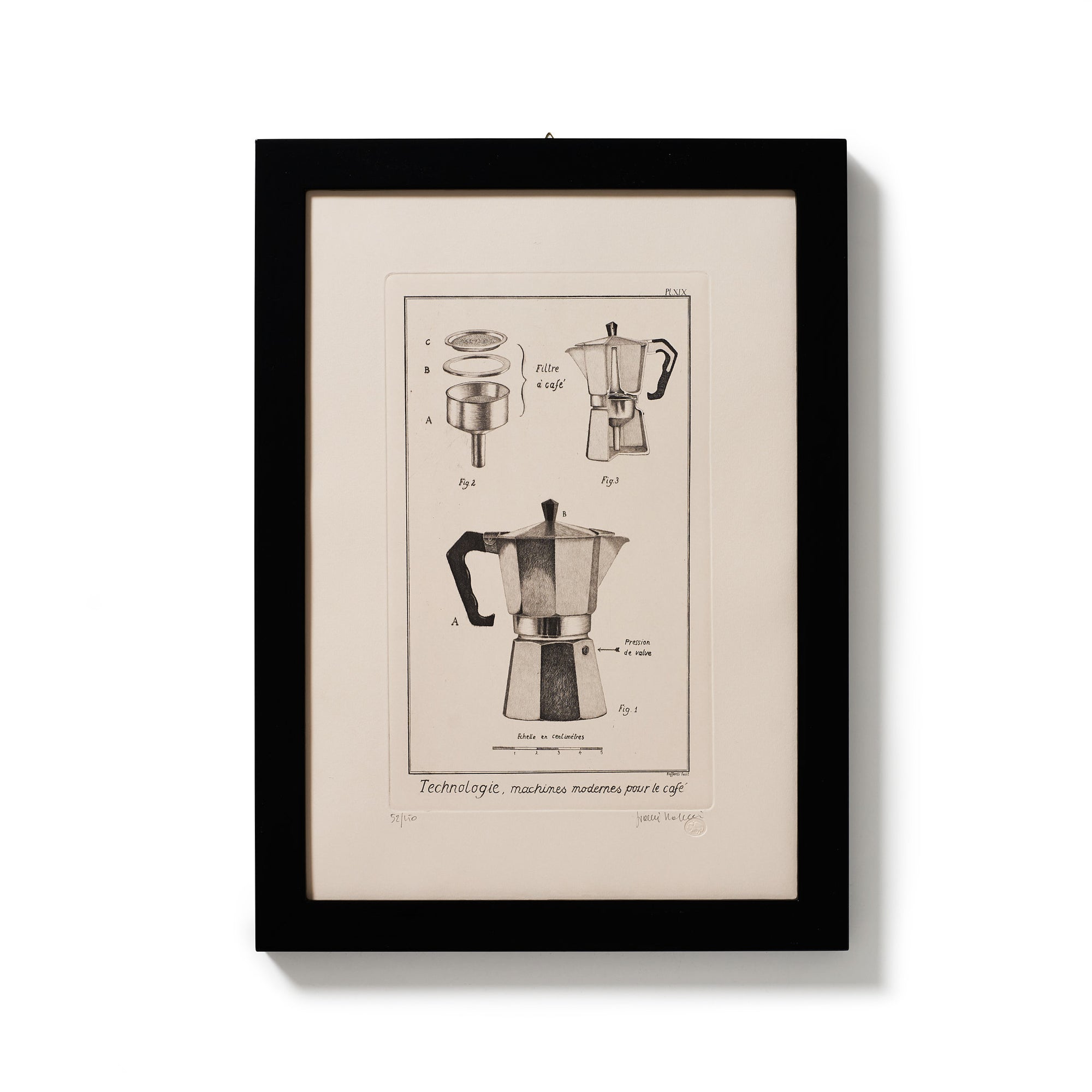 ippogrifo-artisan-etching-acquaforte-watercolor-moka-pot-technology