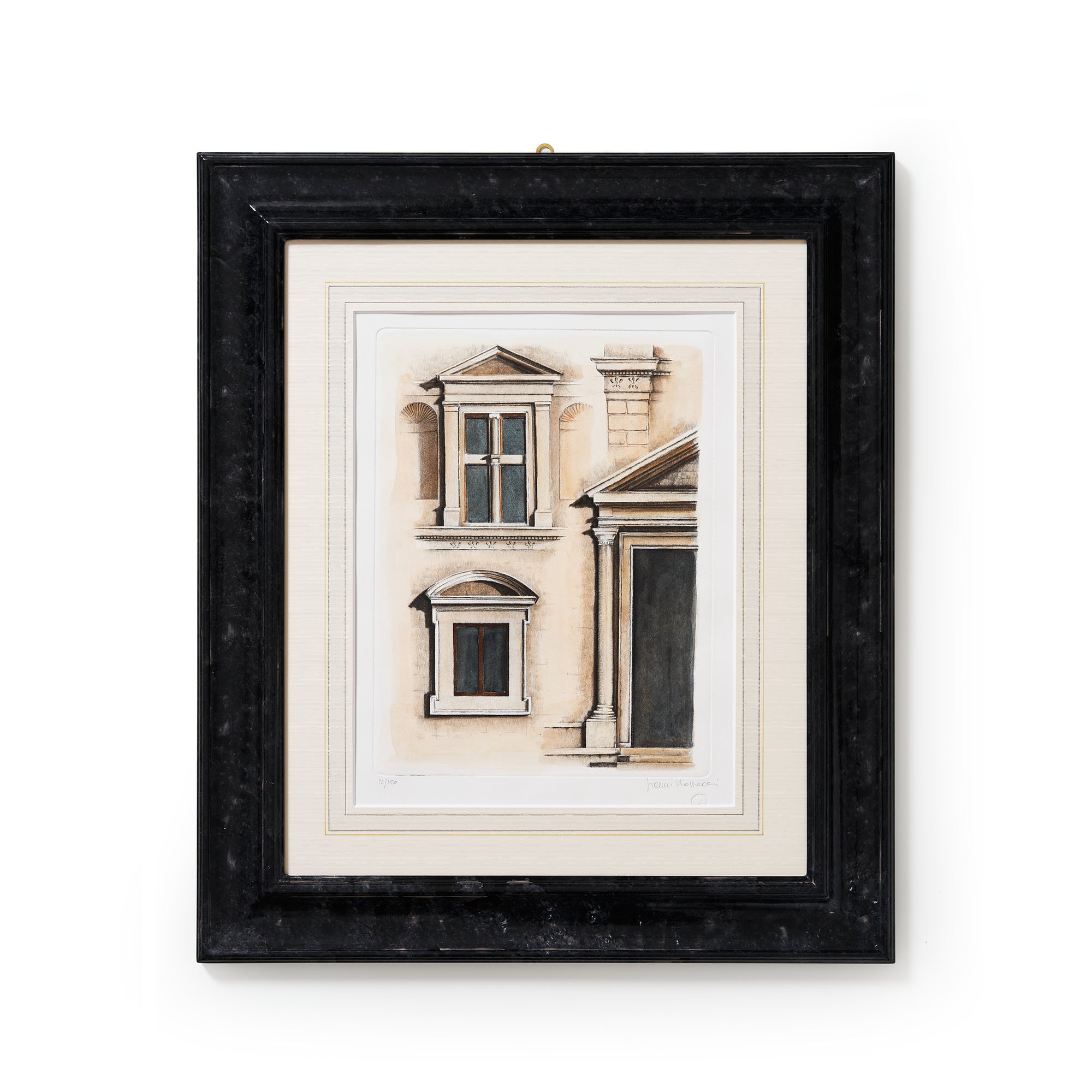 ippogrifo-artisan-etching-acquaforte-watercolor-architecture