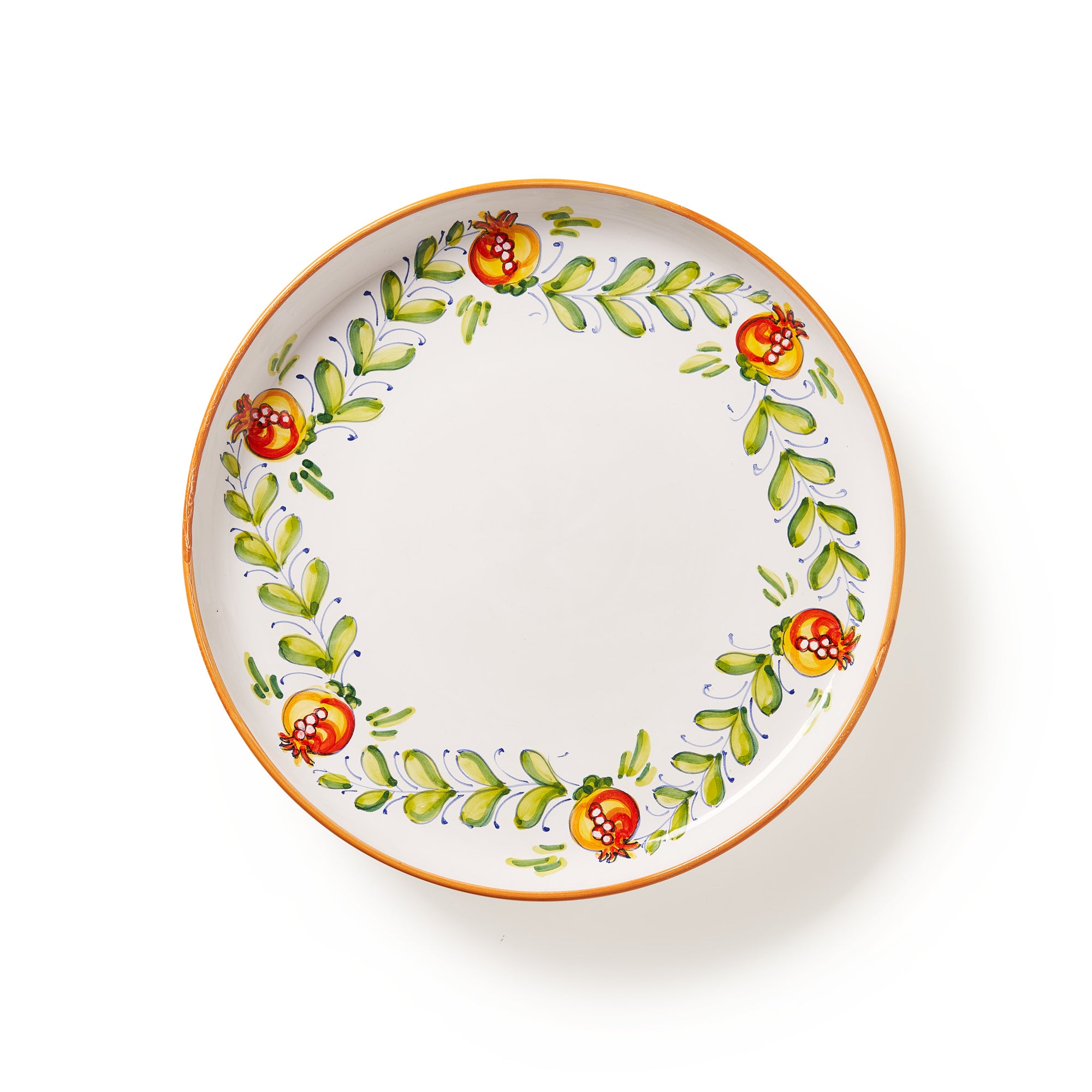 sbigoli-ceramics-pottery-pomegranates-4-plate-Hors-D-Oeuvres-Set