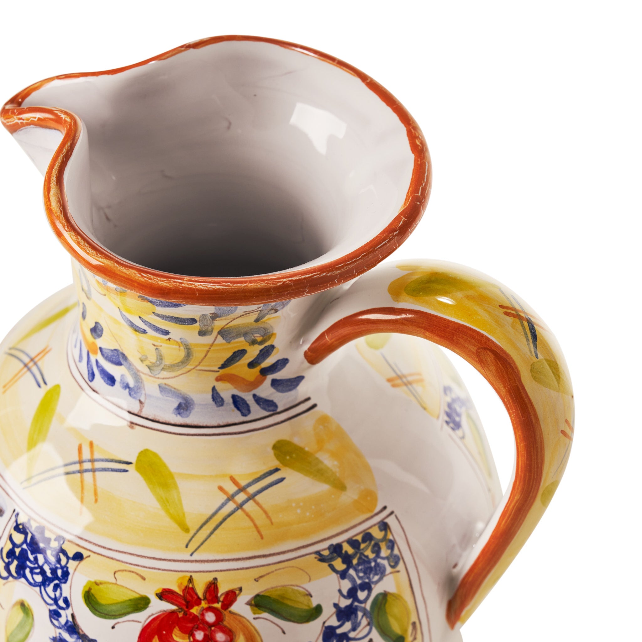 sbigoli-artisan-ceramics-jug-pomegranates-pottery