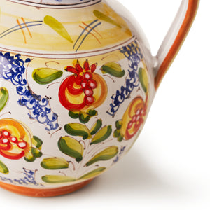 sbigoli-artisan-ceramics-jug-pomegranates-pottery