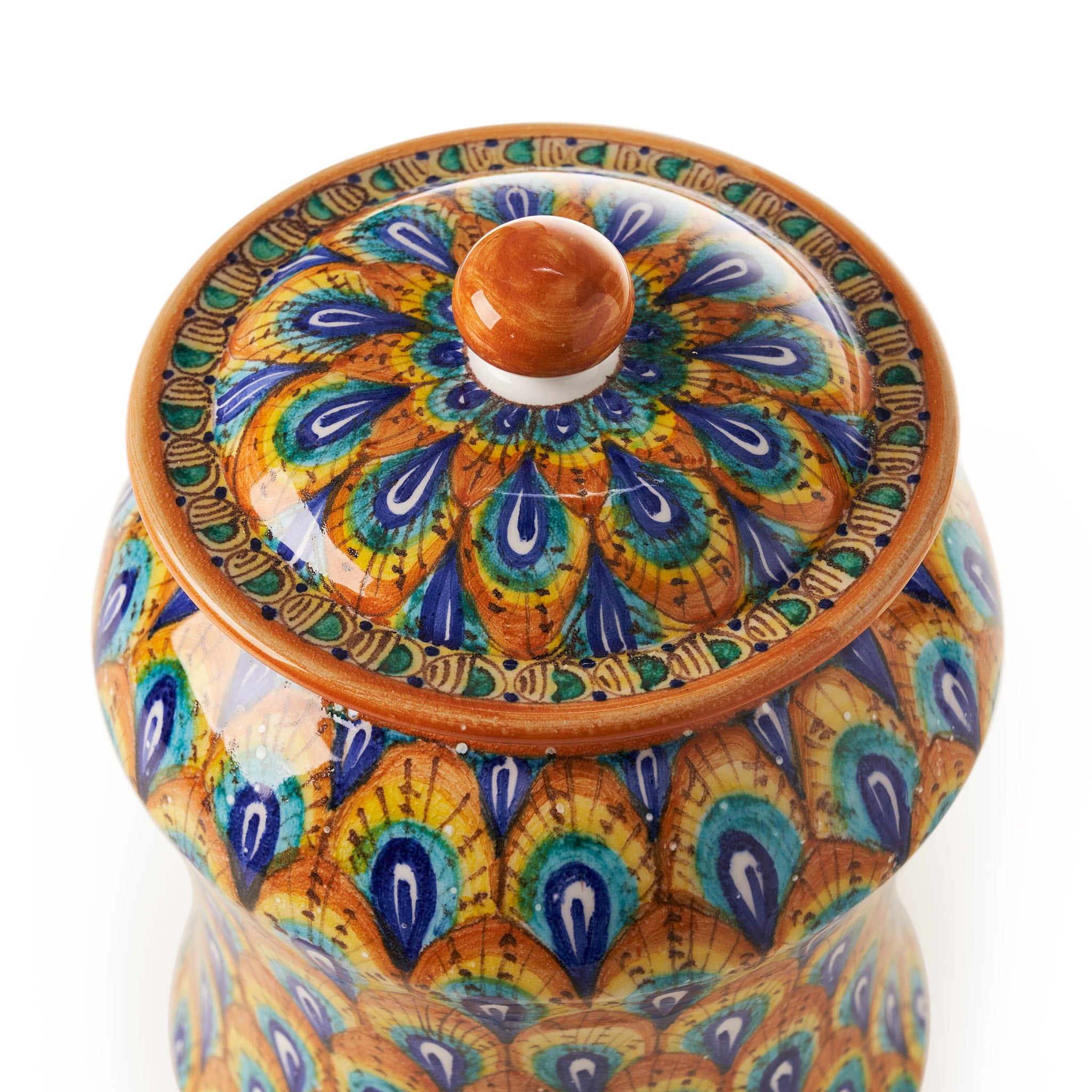 sbigoli-ceramics-pottery-pavone-albarello-pharmacy-jar