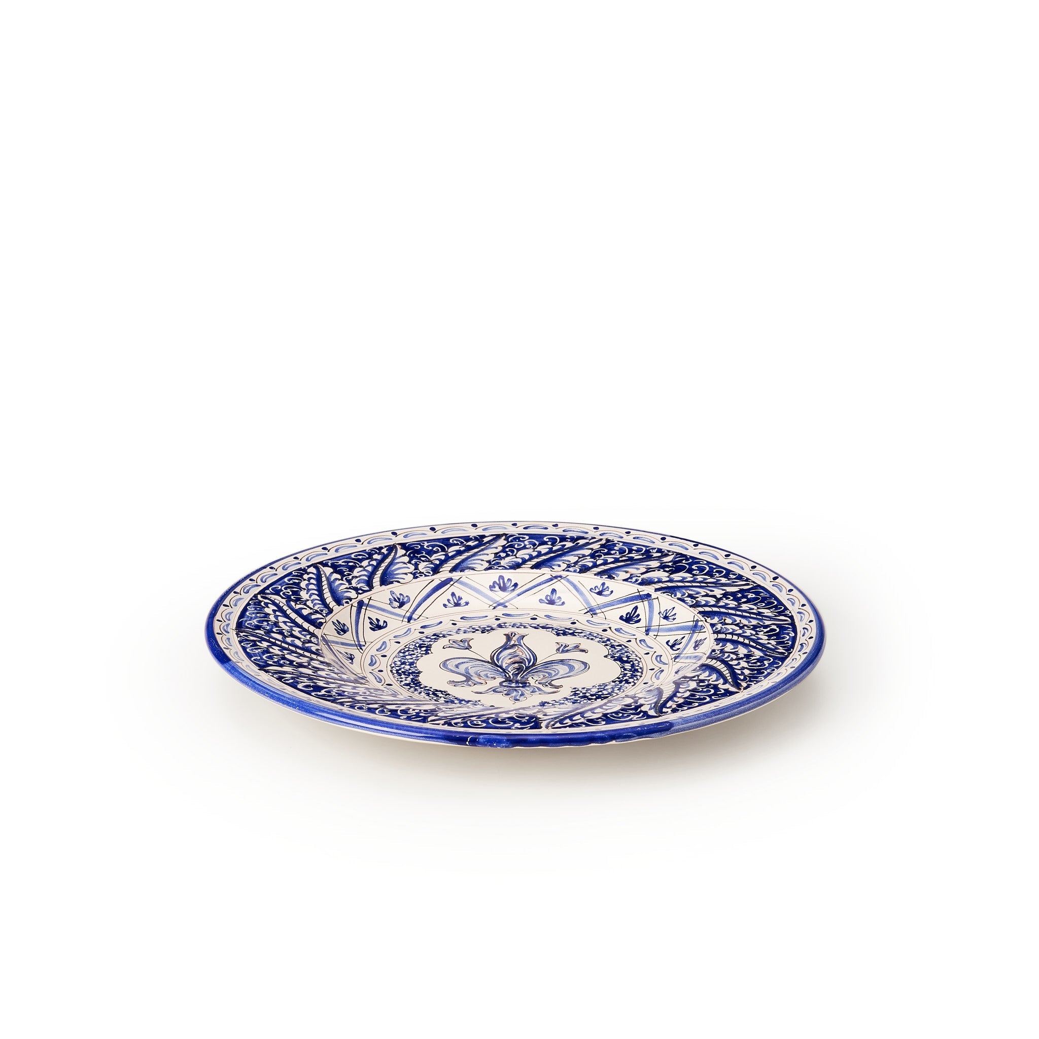 sbigoli-ceramics-pottery-artistic-plate-iris