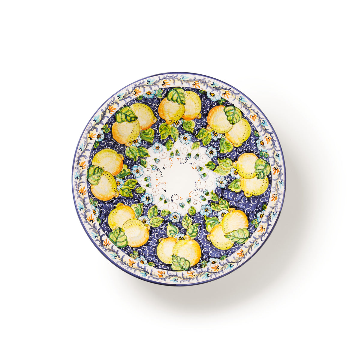 sbigoli-ceramics-pottery-large-flat-platter-lemons