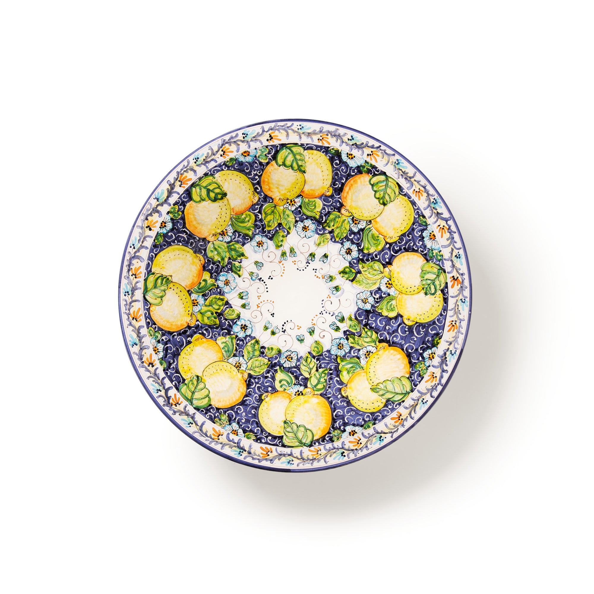 sbigoli-ceramics-pottery-large-flat-platter-lemons
