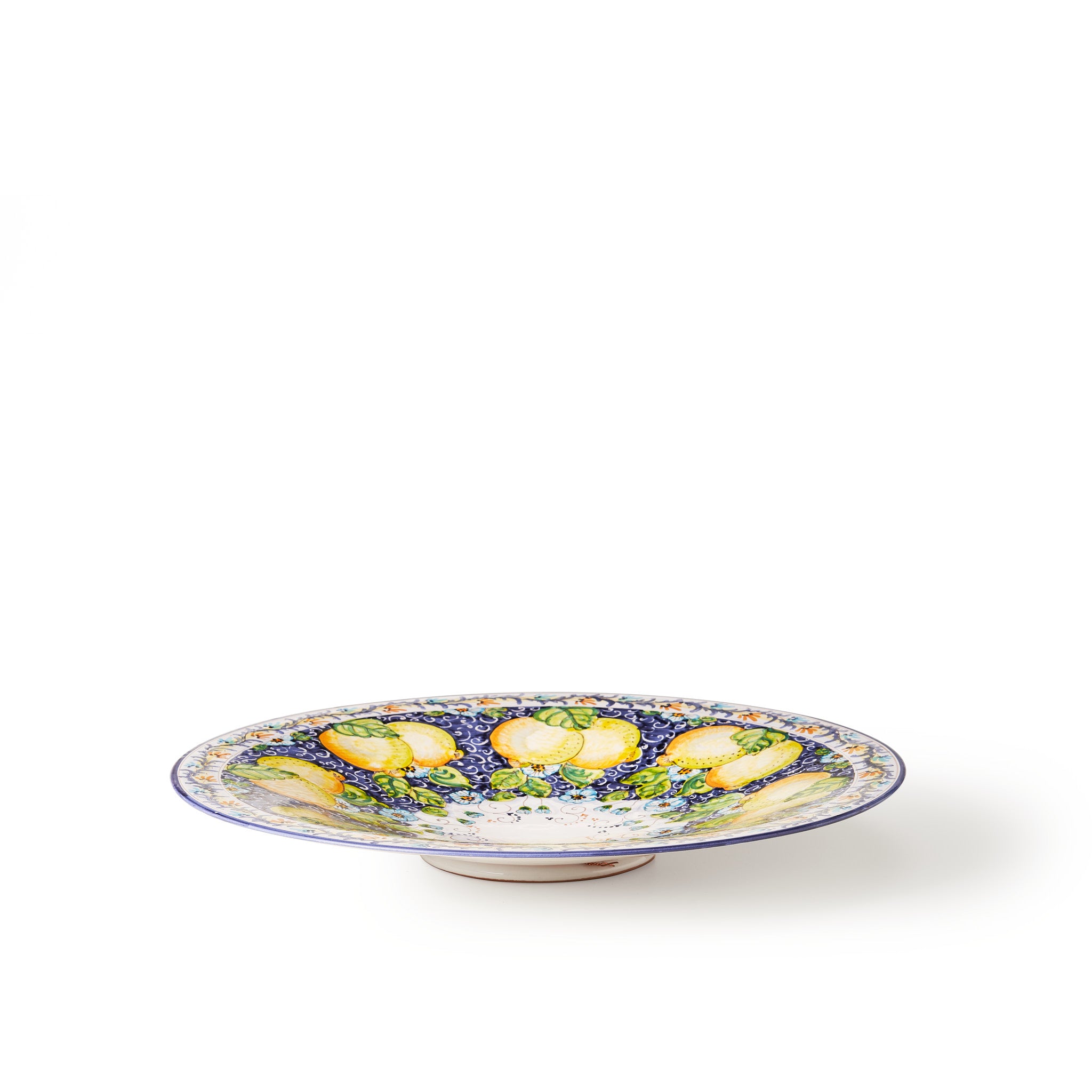 sbigoli-ceramics-pottery-large-flat-platter-lemons