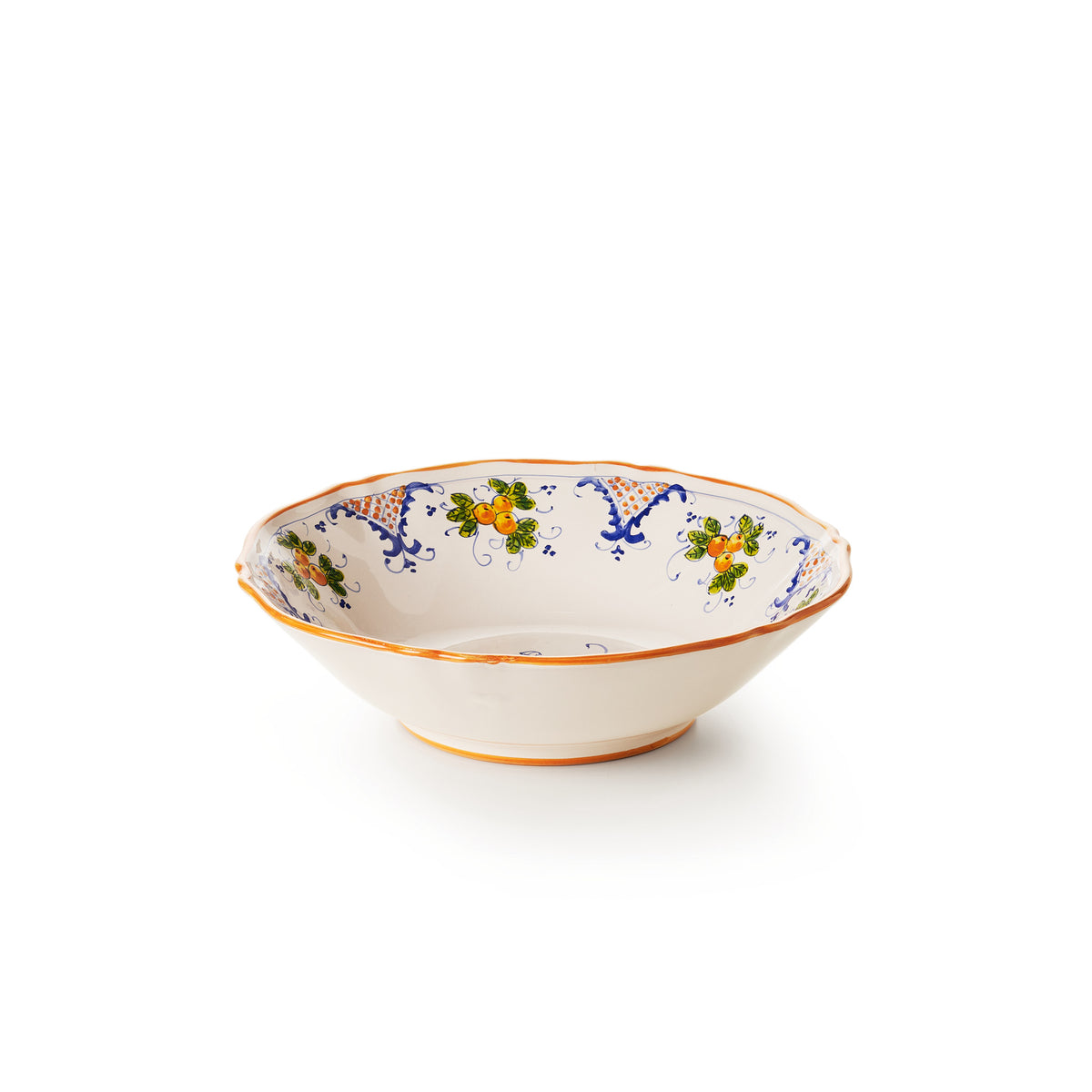 sbigoli-ceramics-pottery-salad-bowl-scalloped-autunno-autumn