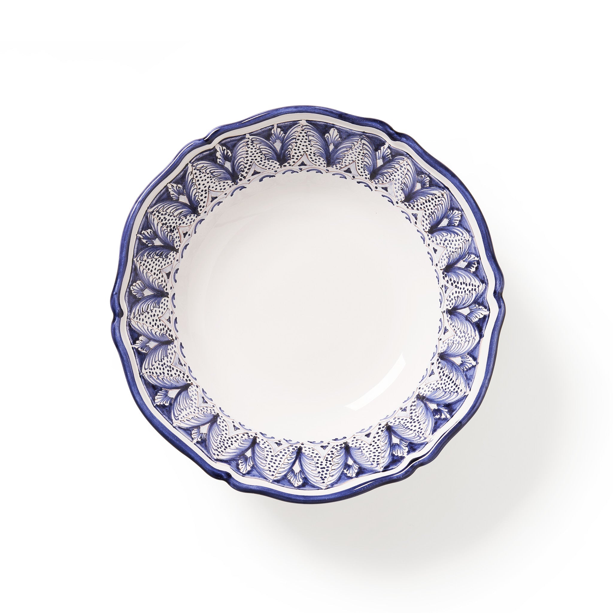 sbigoli-ceramics-pottery-salad-bowl-scalloped-foglina-blu