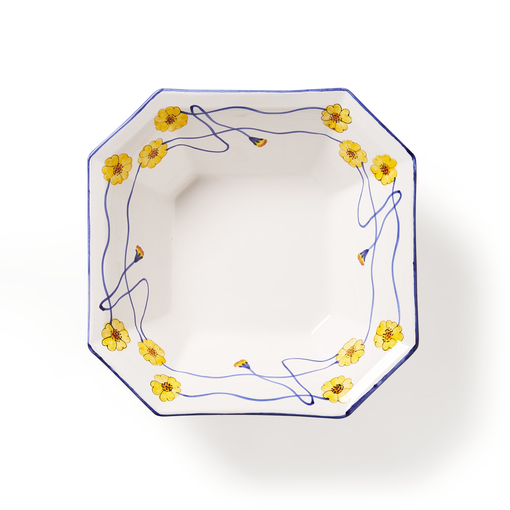 Octagonal Salad Bowl - Margherite Chini