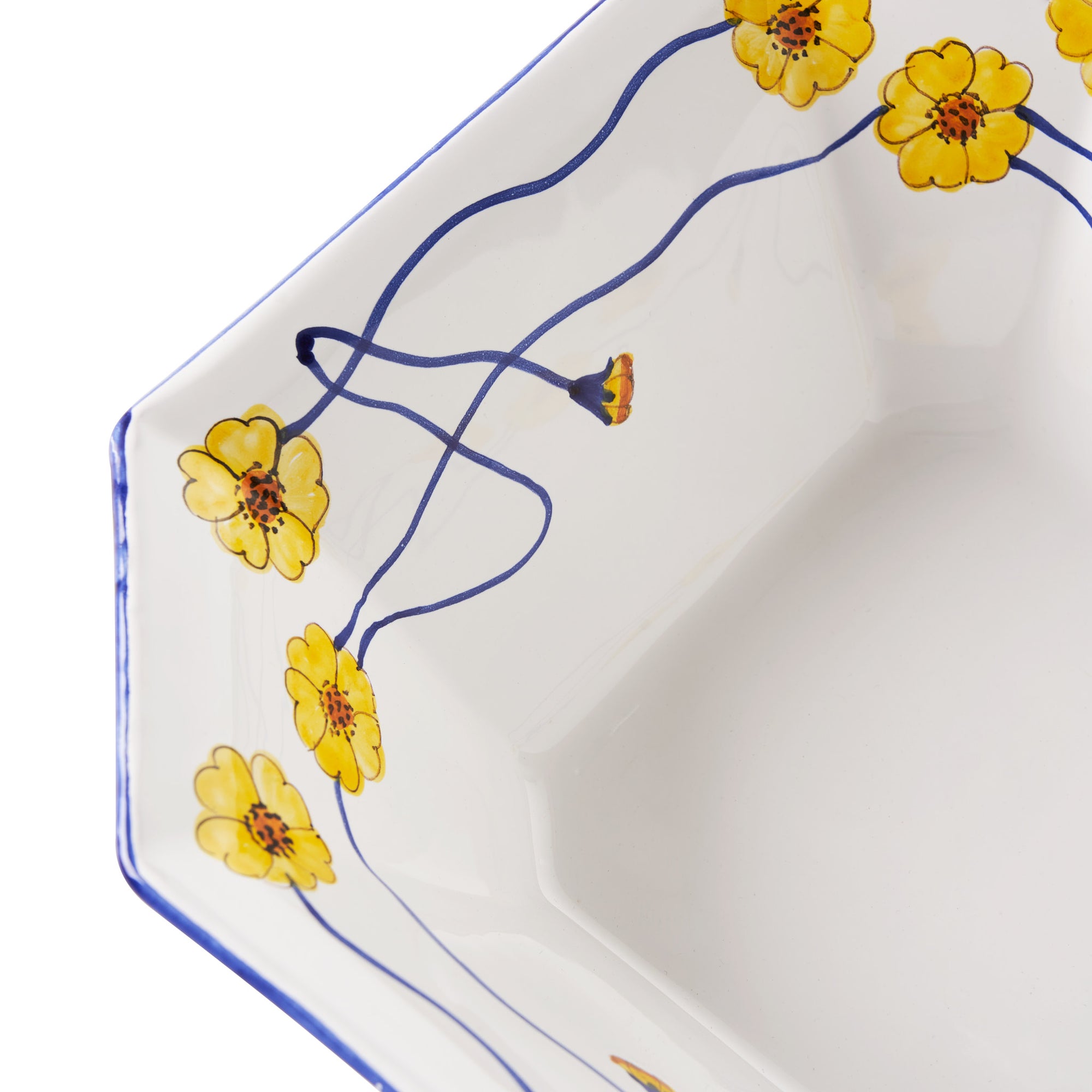 Octagonal Salad Bowl - Margherite Chini