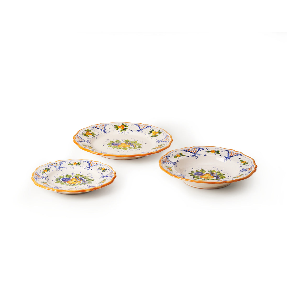 sbigoli-artisan-ceramics-plates-set-autumn-autunno-pottery