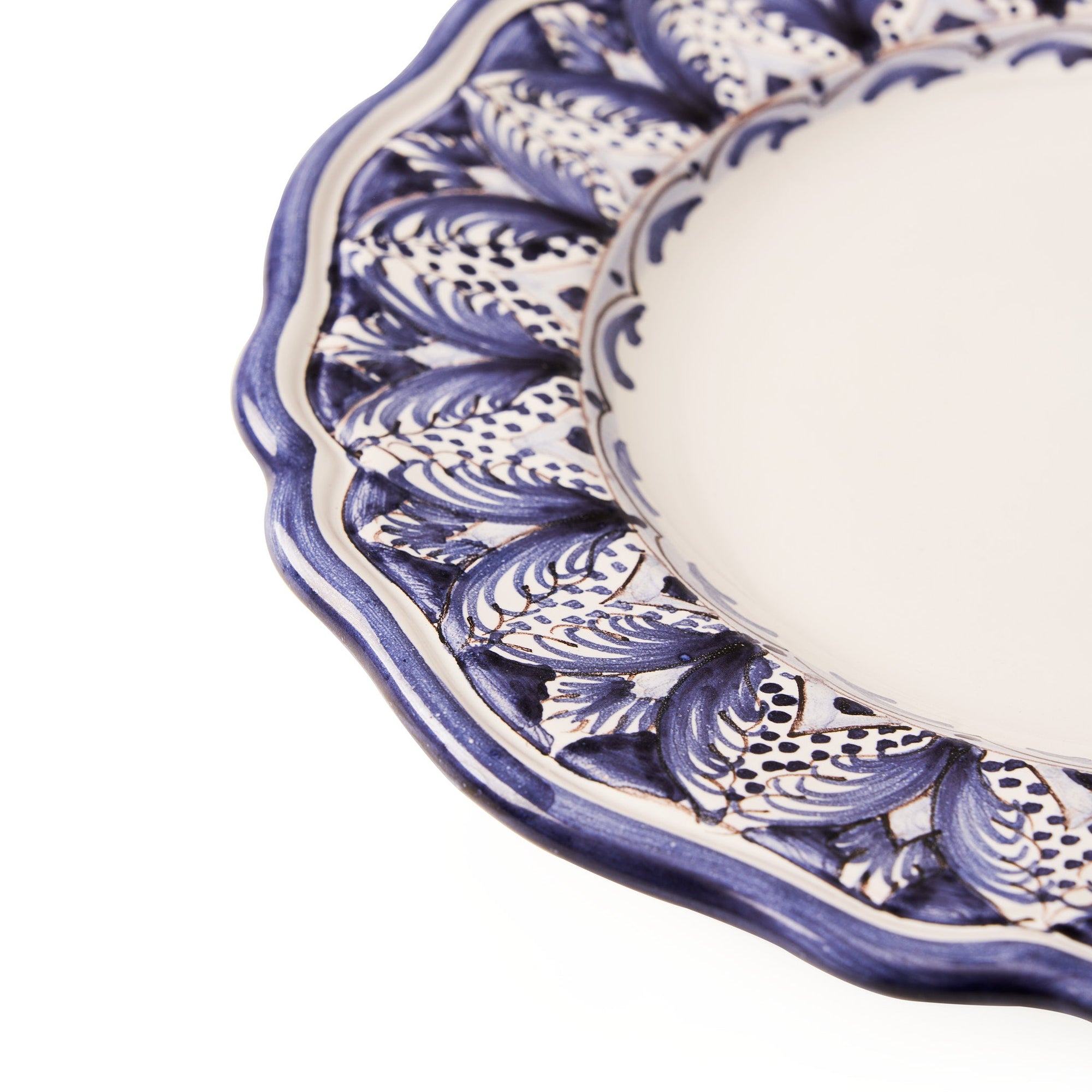 sbigoli-artisan-ceramics-plates-set-foglina-blu-pottery