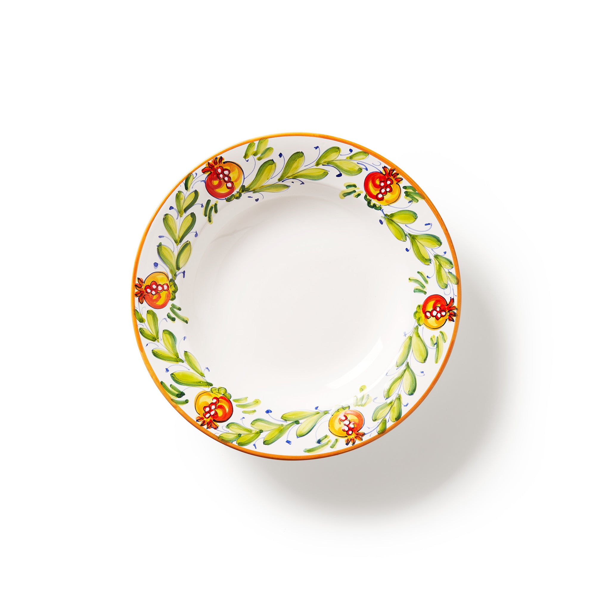 sbigoli-artisan-ceramics-plates-set-pomegranates-pottery