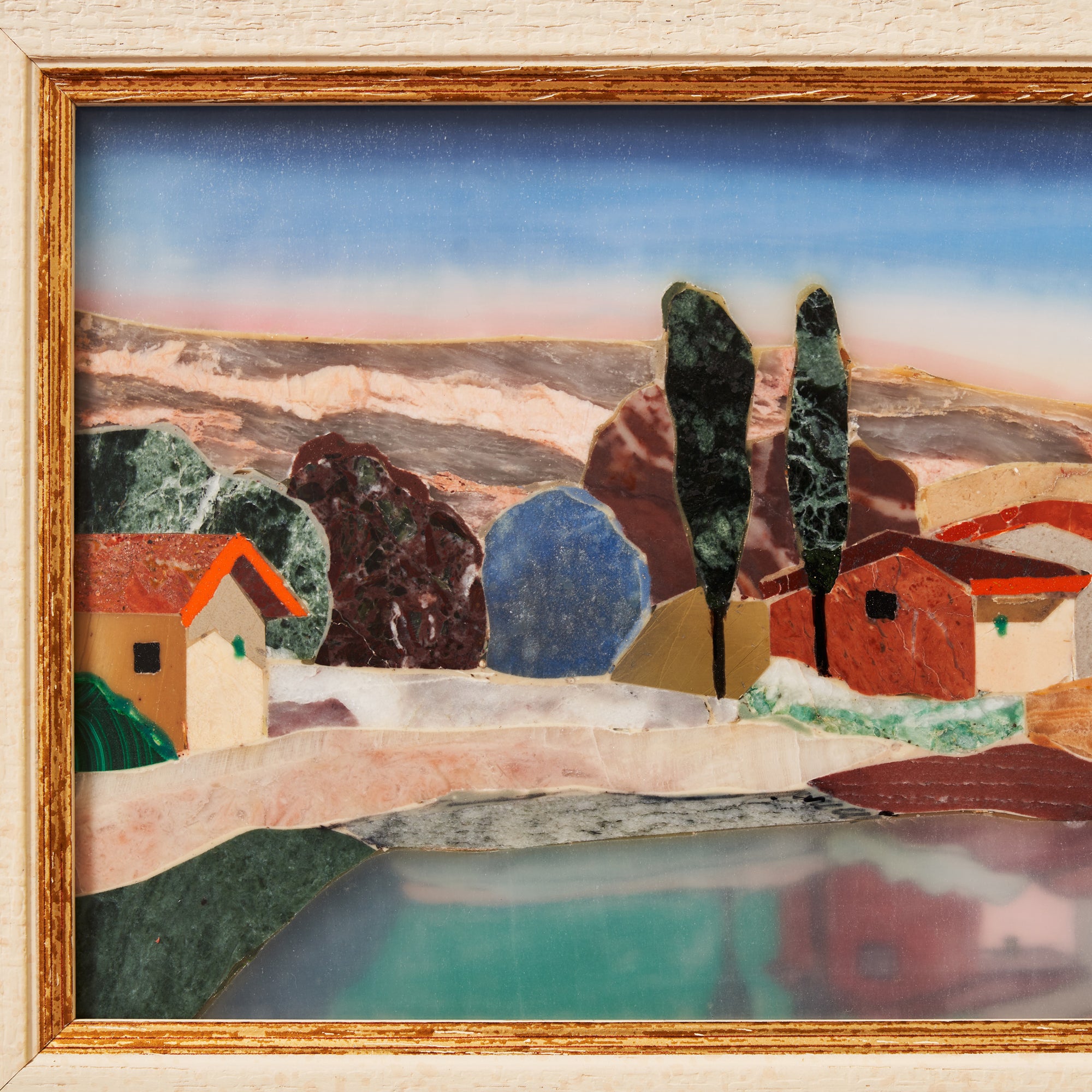 traversari-artisan-mosaic-two-cypress-trees-with-reflection