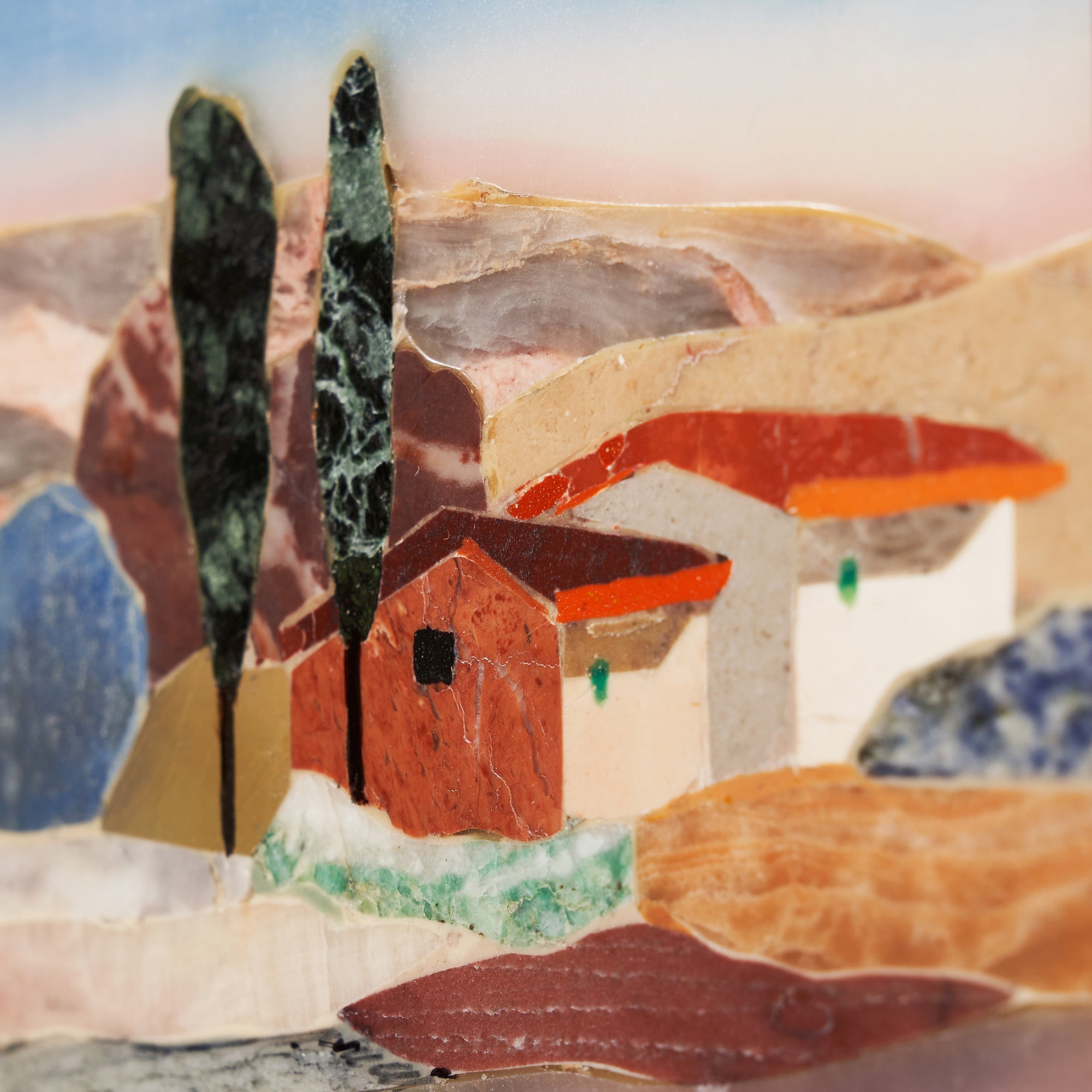 traversari-artisan-mosaic-two-cypress-trees-with-reflection